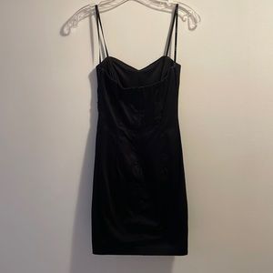 Black Strapless Dress